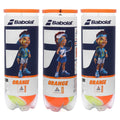 Bola Babolat Orange Beach Tennis e Tênis Stágio 2 Pack Com 03 Tubos - 9 Bolas