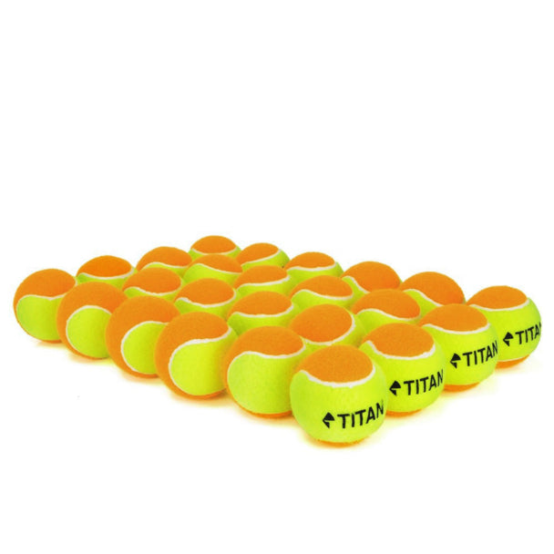 Bola de Beach Tennis Titan Laranja Pack com 24 Unidades